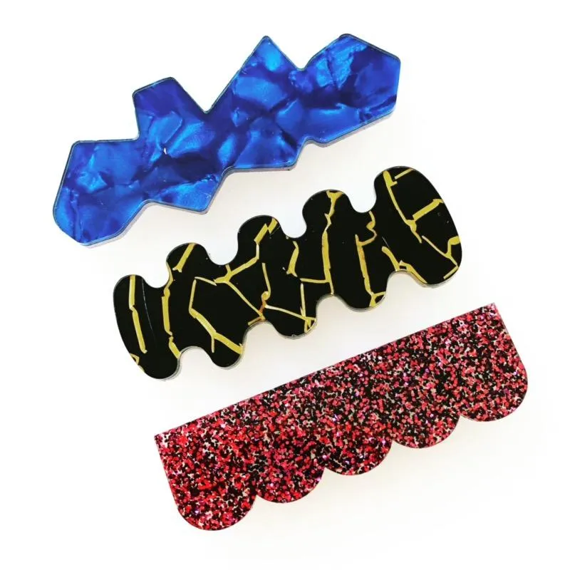 © 2 Pair Hair Clip Cabochons - 13 Assorted Designs