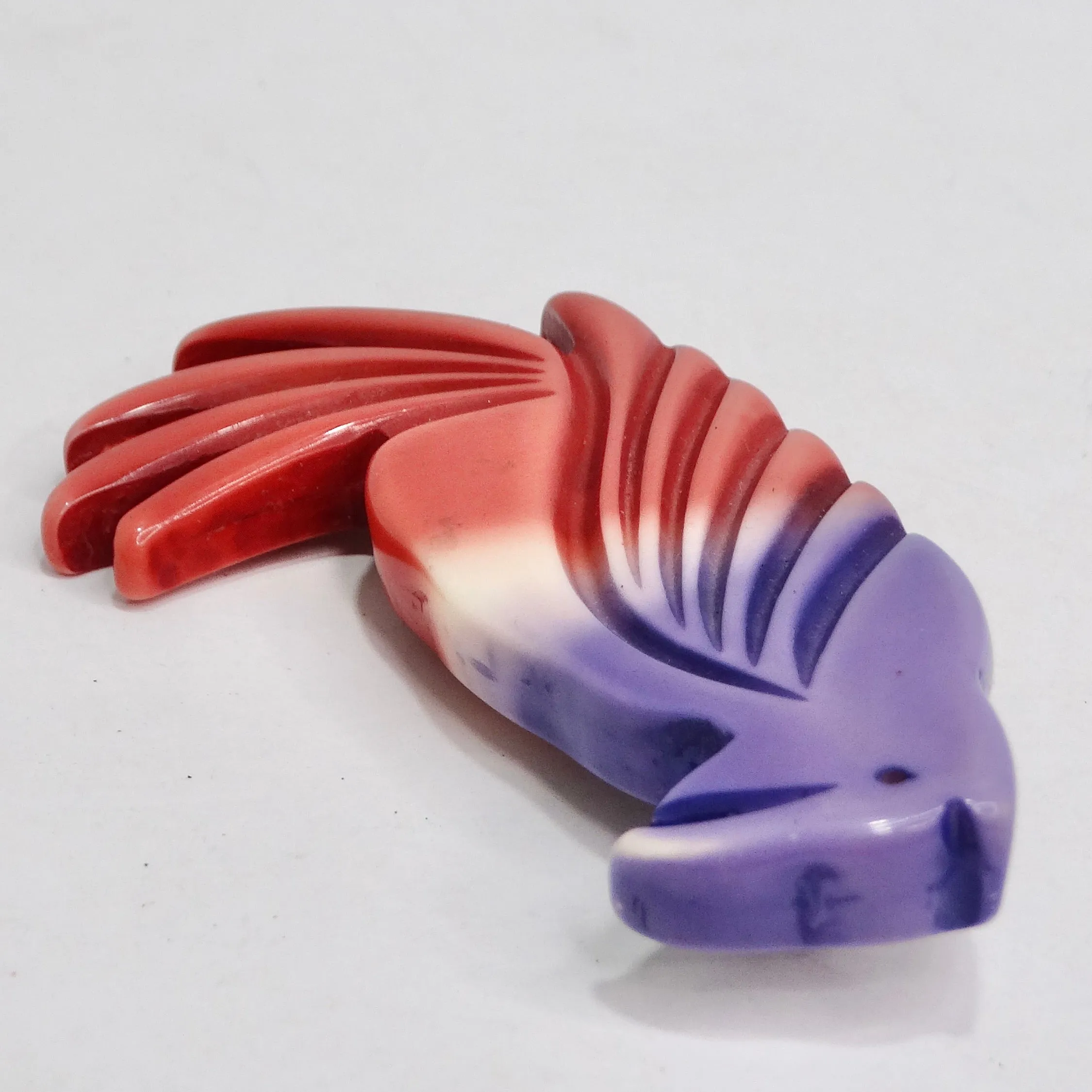 1990s Multicolor Parrot Brooch