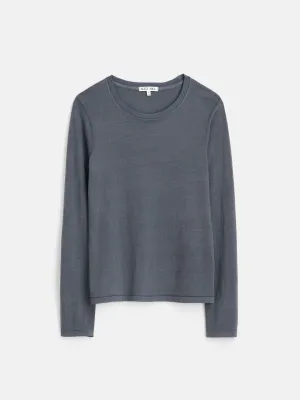Alex Mill - Long-Sleeve Prospect Tee (Charcoal)