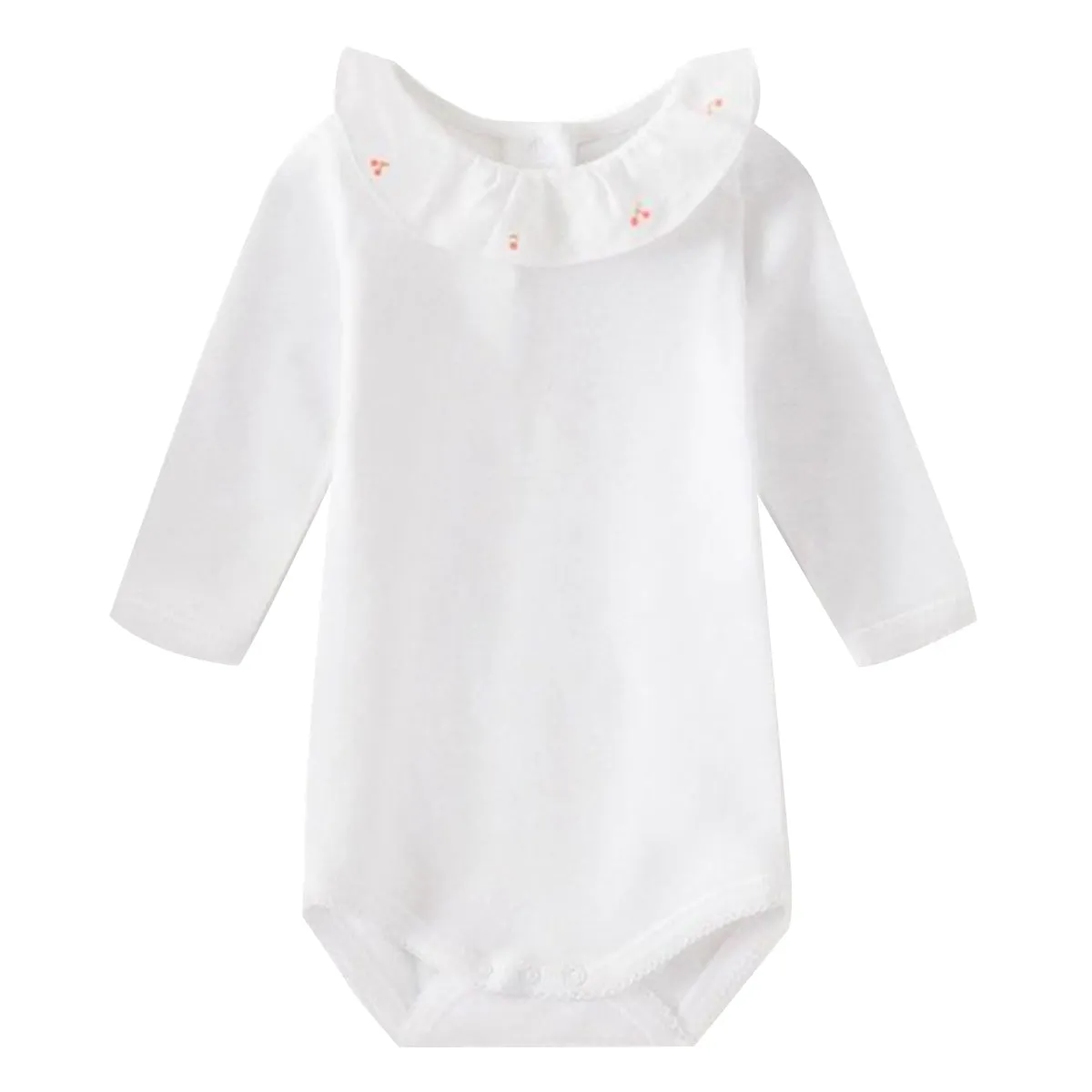 April Cherry Collar Onesie