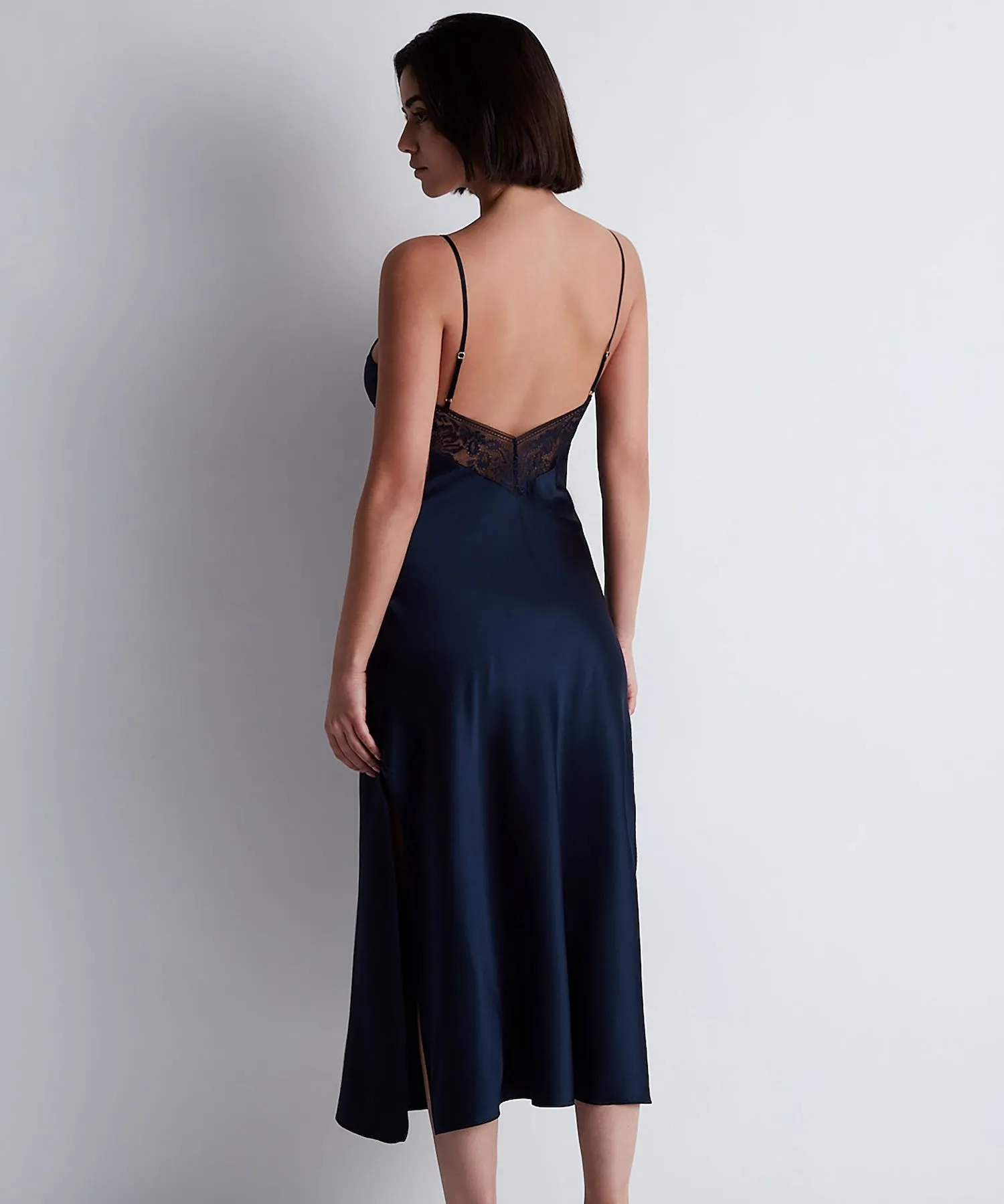 Aubade Midnight Whisper Long Silk Nightie