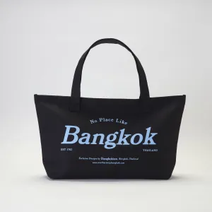 BANGKOKIAN CANVAS BAG - NO PLACE LIKE BKK - BLACK