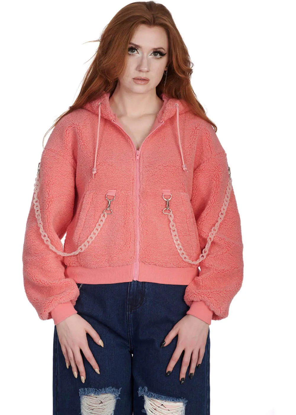 Banned Alternative Vinnie The Bunny Hoodie Pink