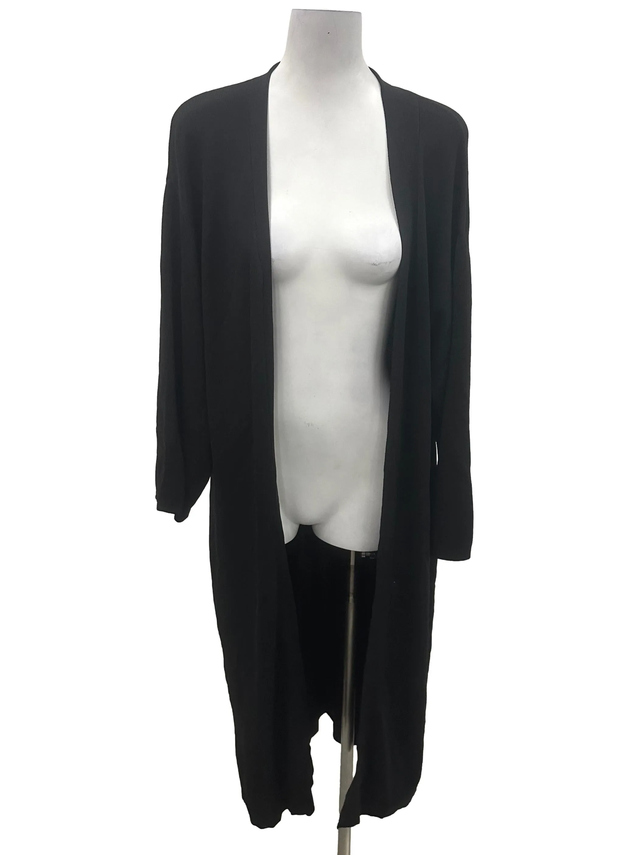 Black Long Cardigan