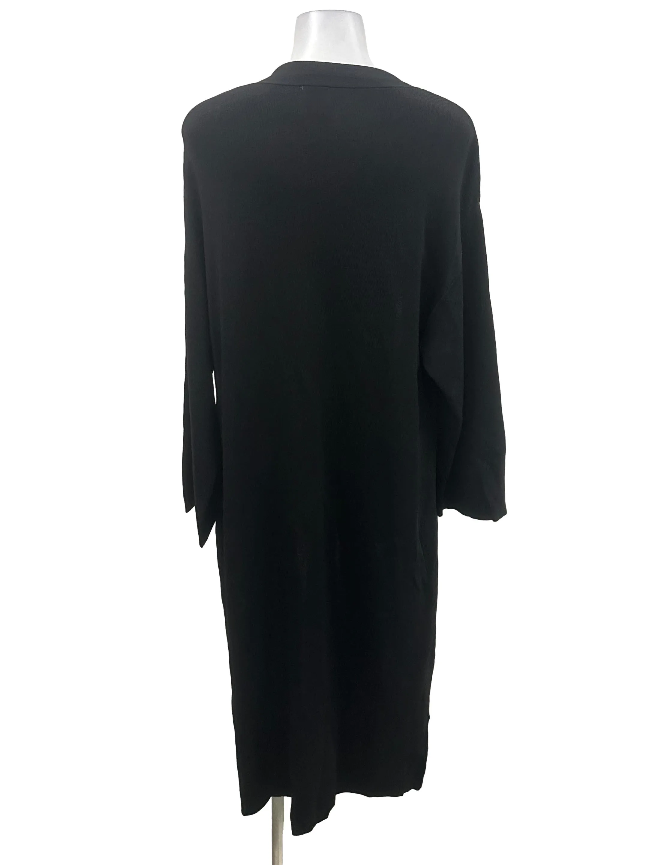 Black Long Cardigan