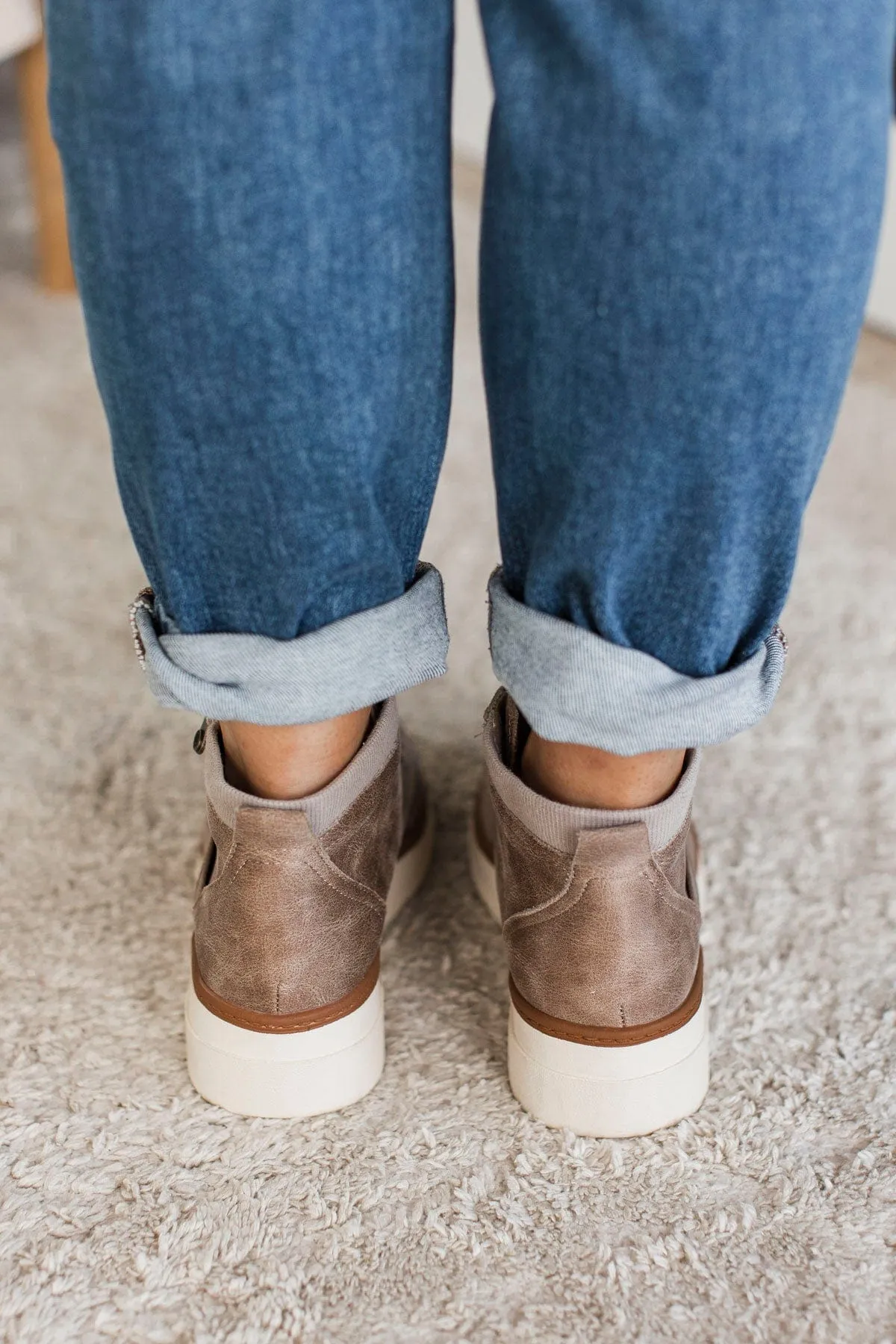 Blowfish Camden Wedge Sneakers- Mushroom