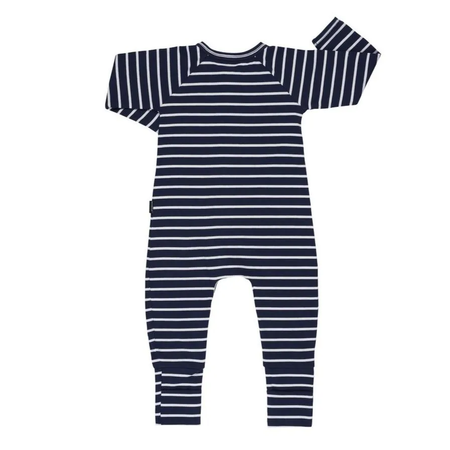BONDS Zip Wondersuit Black Sea / White