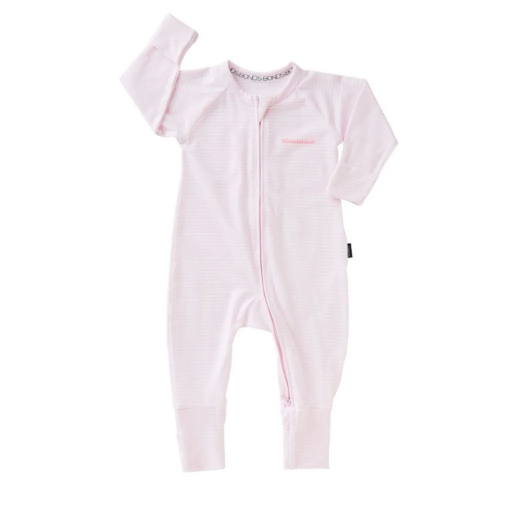BONDS Zip Wondersuit Peony Dream / White