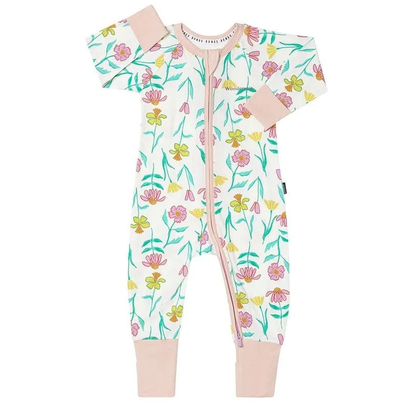 BONDS Zip Wondersuit - Spring Hollow Floral