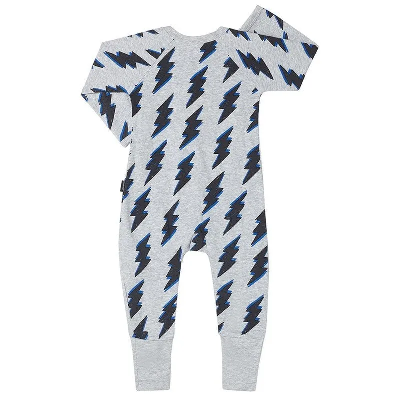 BONDS Zip Wondersuit - Striking Storm Grey Marle
