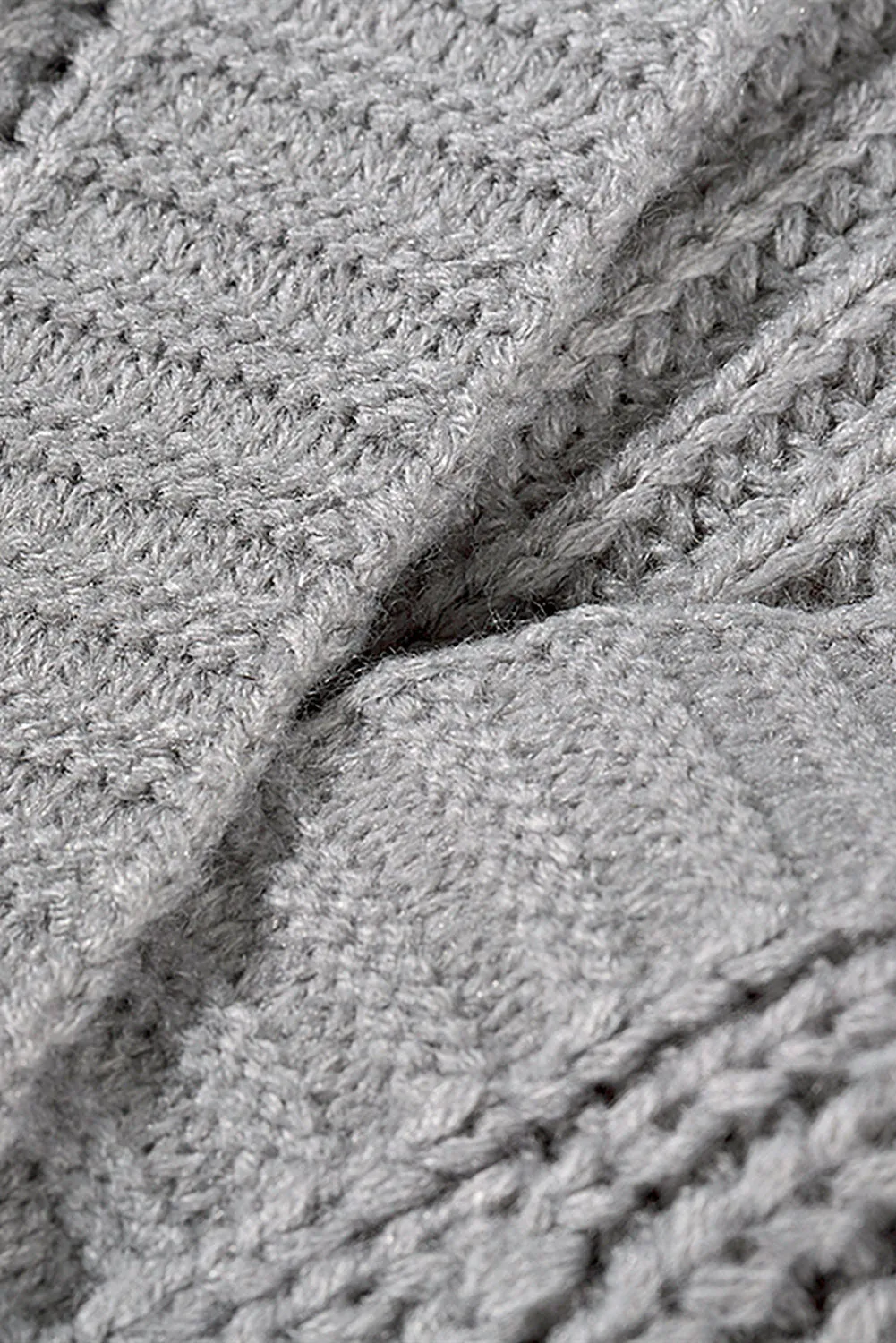 Cable Sleeve Long Cardigan