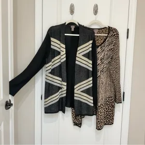 Chico’s Bundle of 2 Open Front Cardigans Size 3/XL, EUC