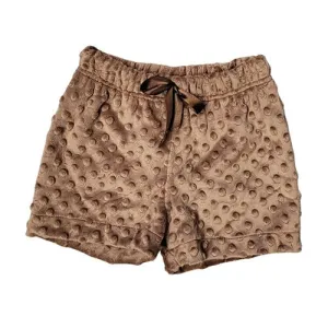 CHILD PJ SHORTS WHISPER BUBBLE MOCHA