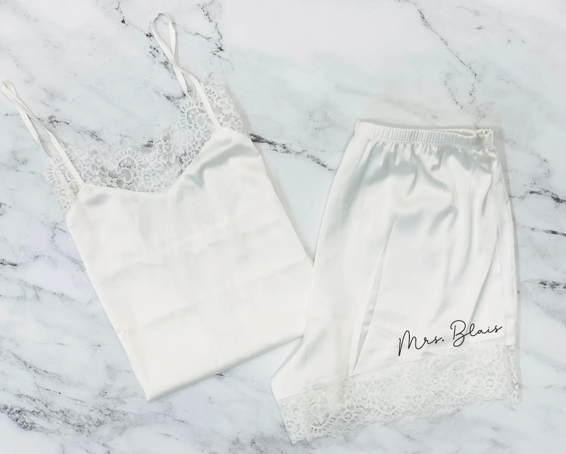 Custom Satin Pajama Set