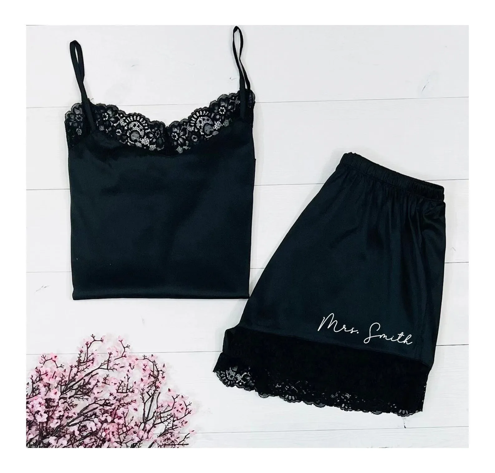 Custom Satin Pajama Set