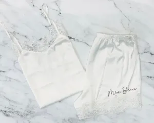 Custom Satin Pajama Set