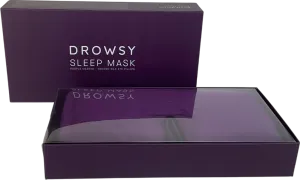 Drowsy Purple Silk Sleep Mask One Size