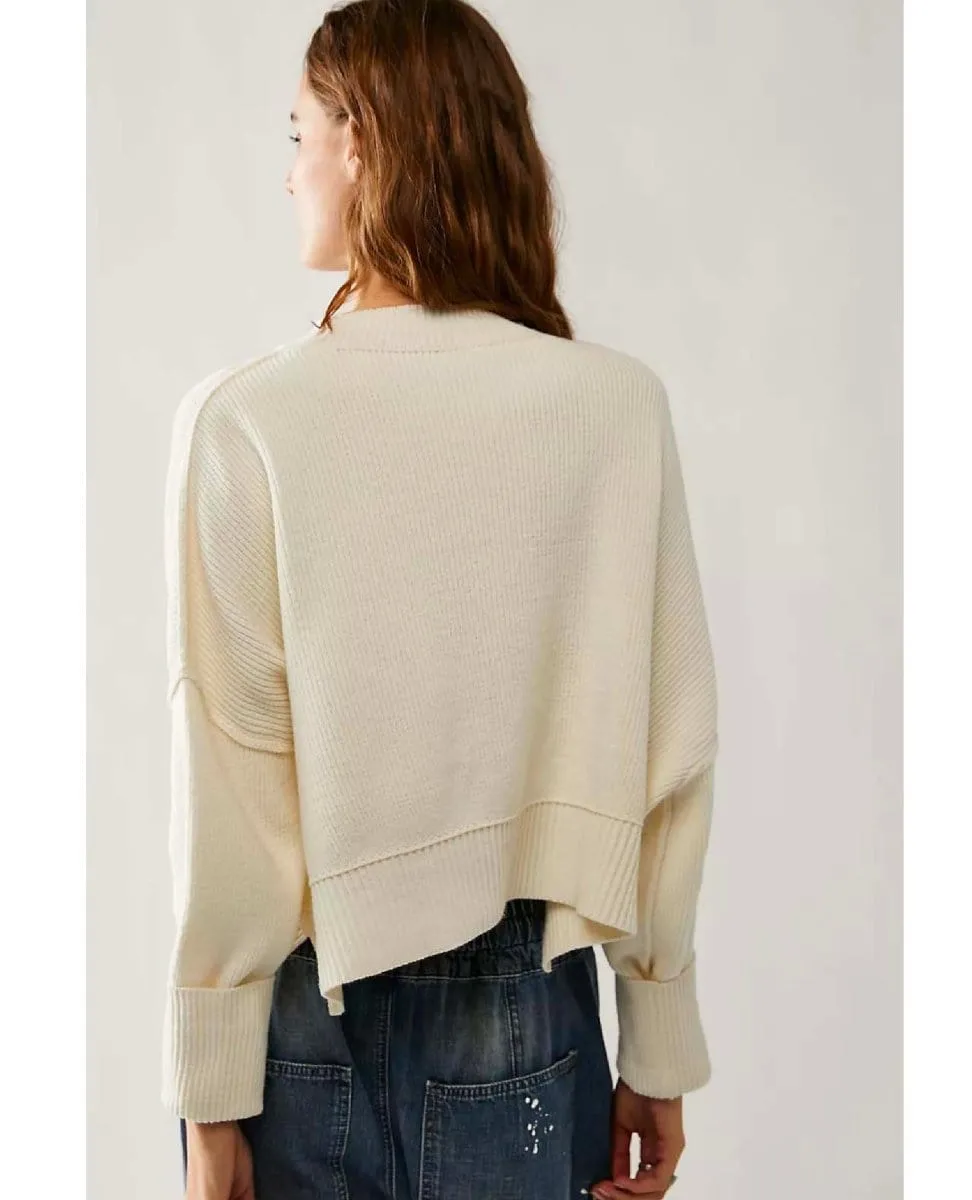 Easy Street Cropped Pullover Moonglow
