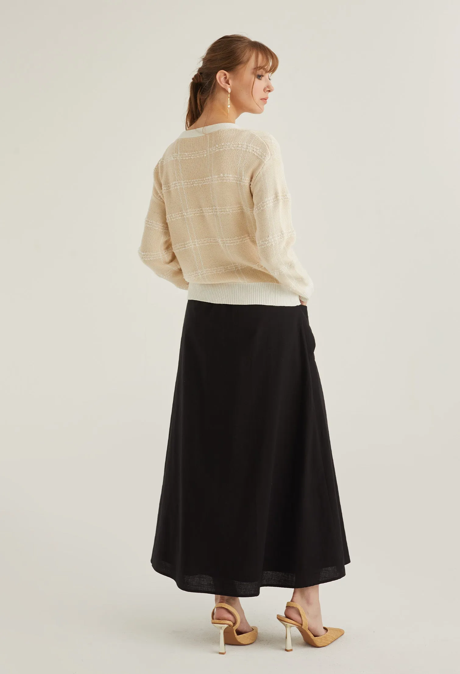 English Breakfast Button Down Cardigan