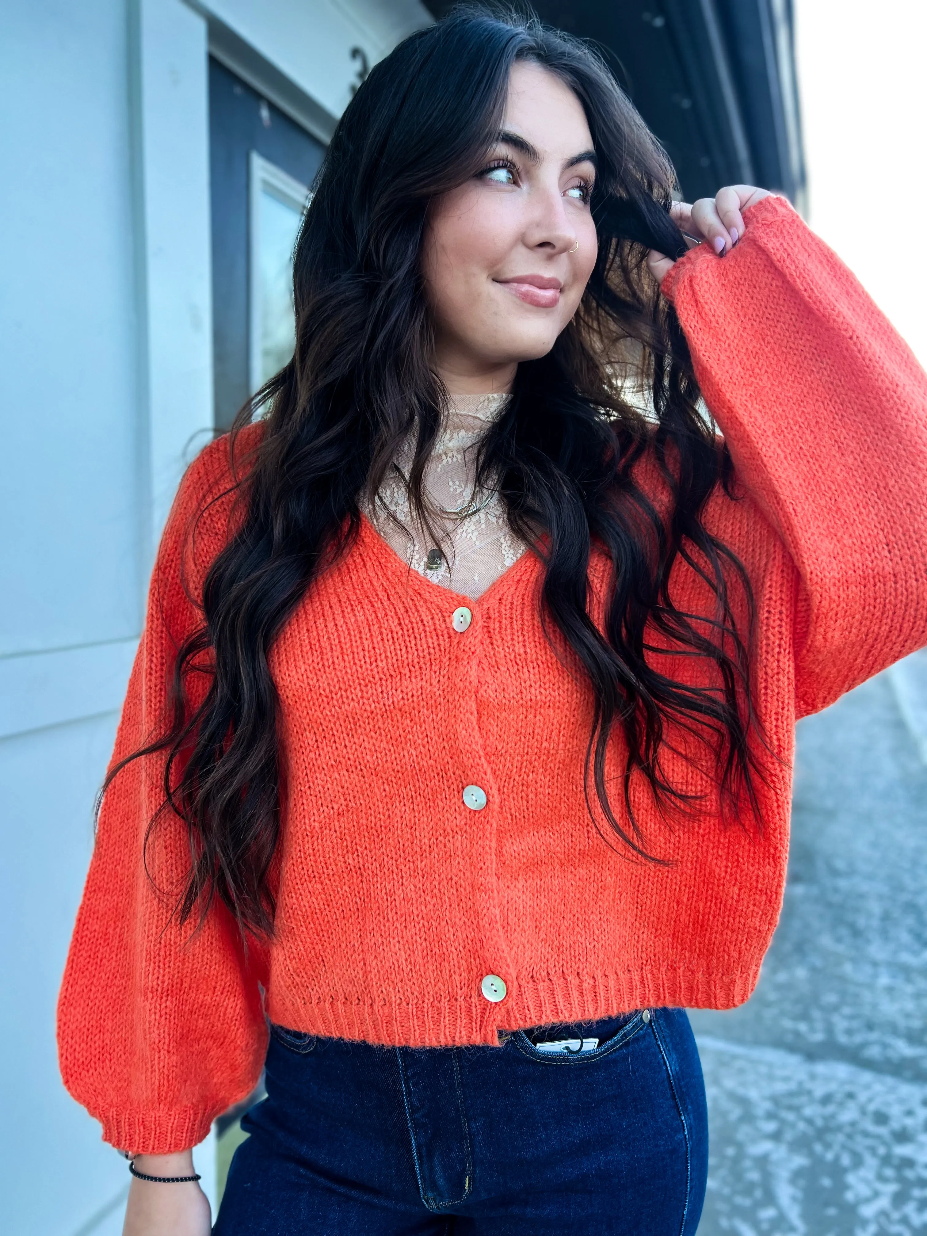 Erika Button Down Cardigan