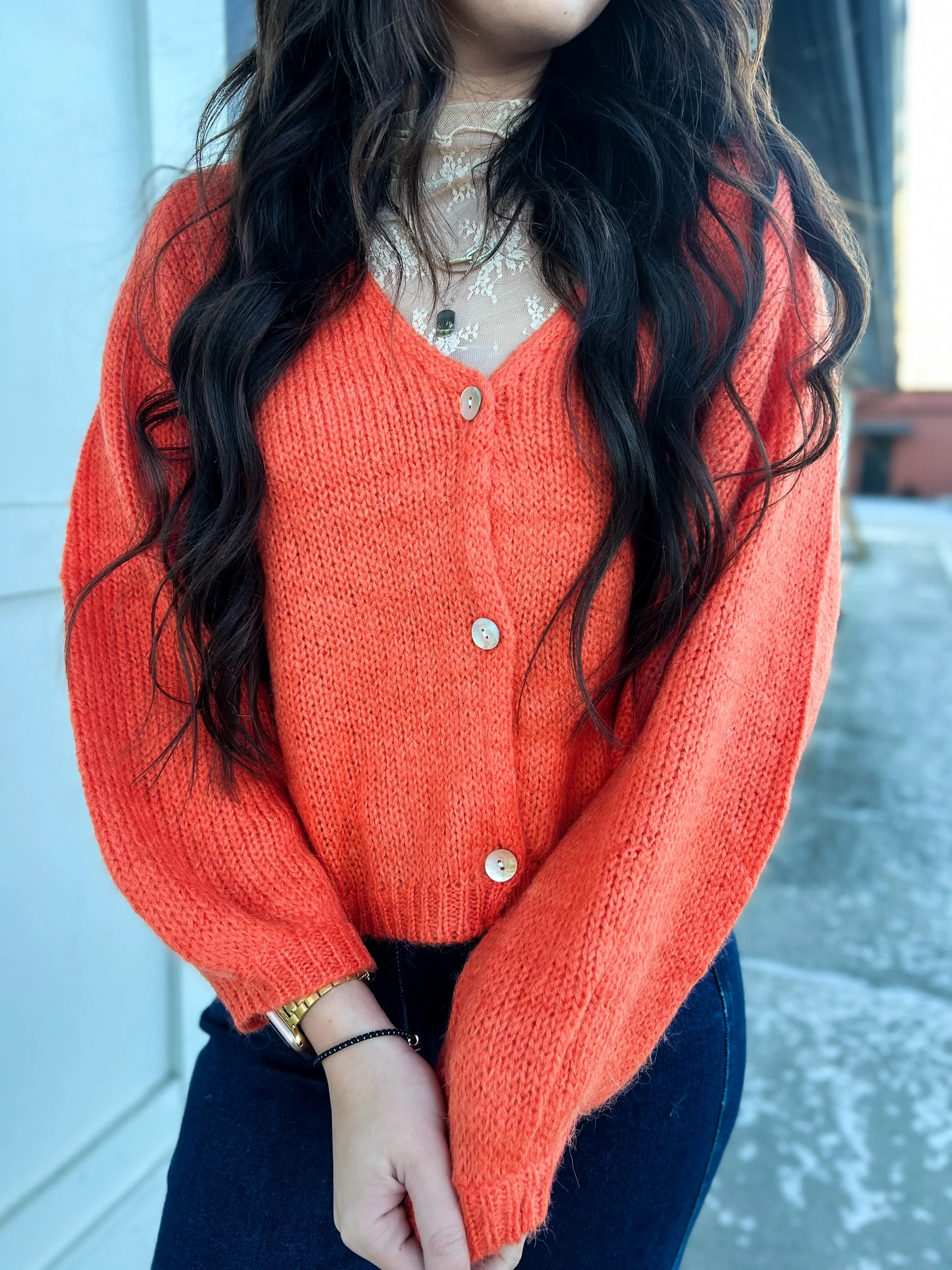 Erika Button Down Cardigan