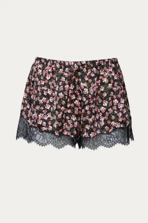 ESTI STRETCH-SILK SATIN PAJAMA SHORTS