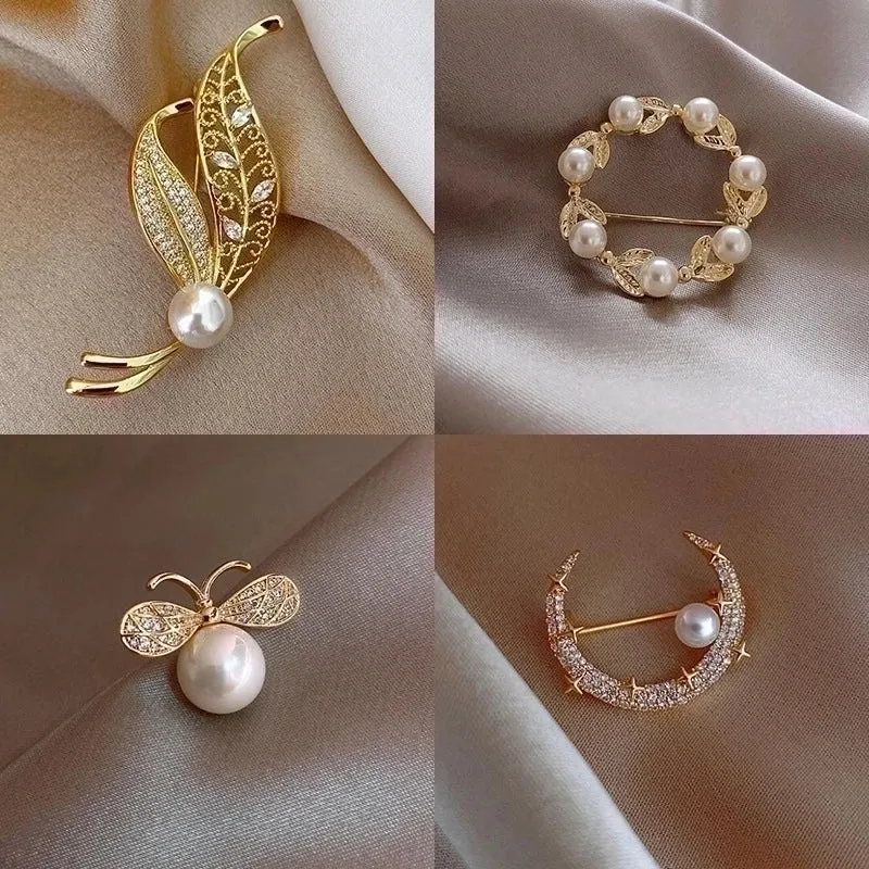 Ethnic Style Pin Animal Letter Heart Shape Alloy Plating Artificial Gemstones Women'S Brooches 1 Piece