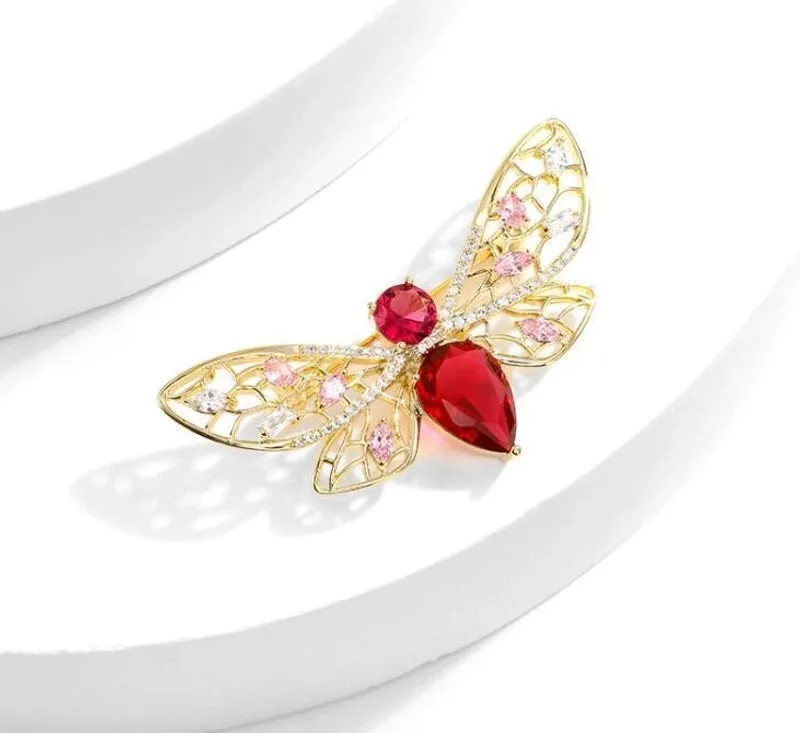 Ethnic Style Pin Animal Letter Heart Shape Alloy Plating Artificial Gemstones Women'S Brooches 1 Piece