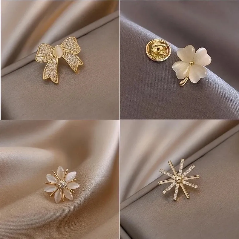 Ethnic Style Pin Animal Letter Heart Shape Alloy Plating Artificial Gemstones Women'S Brooches 1 Piece