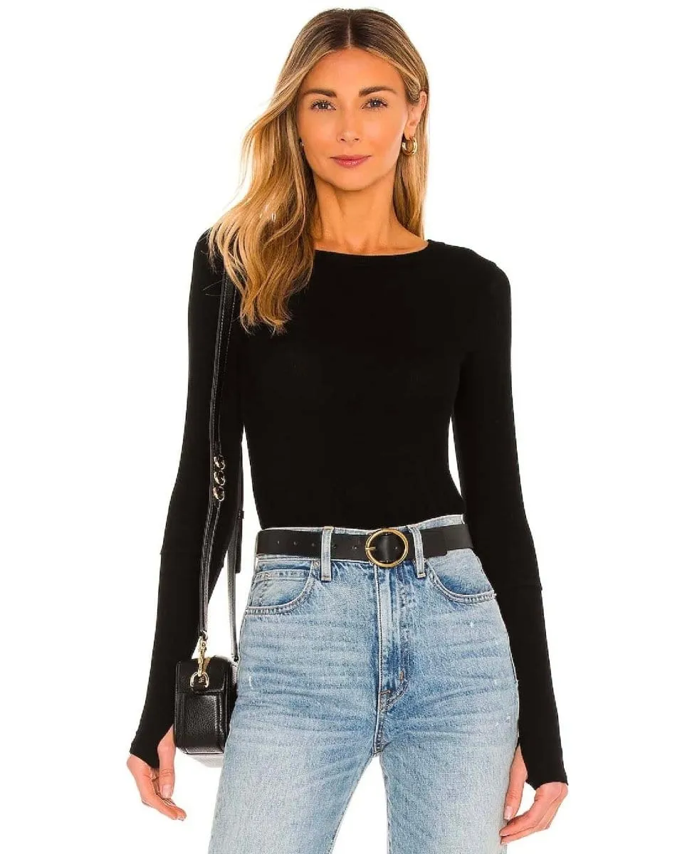 Everett LS Thumbhole Black