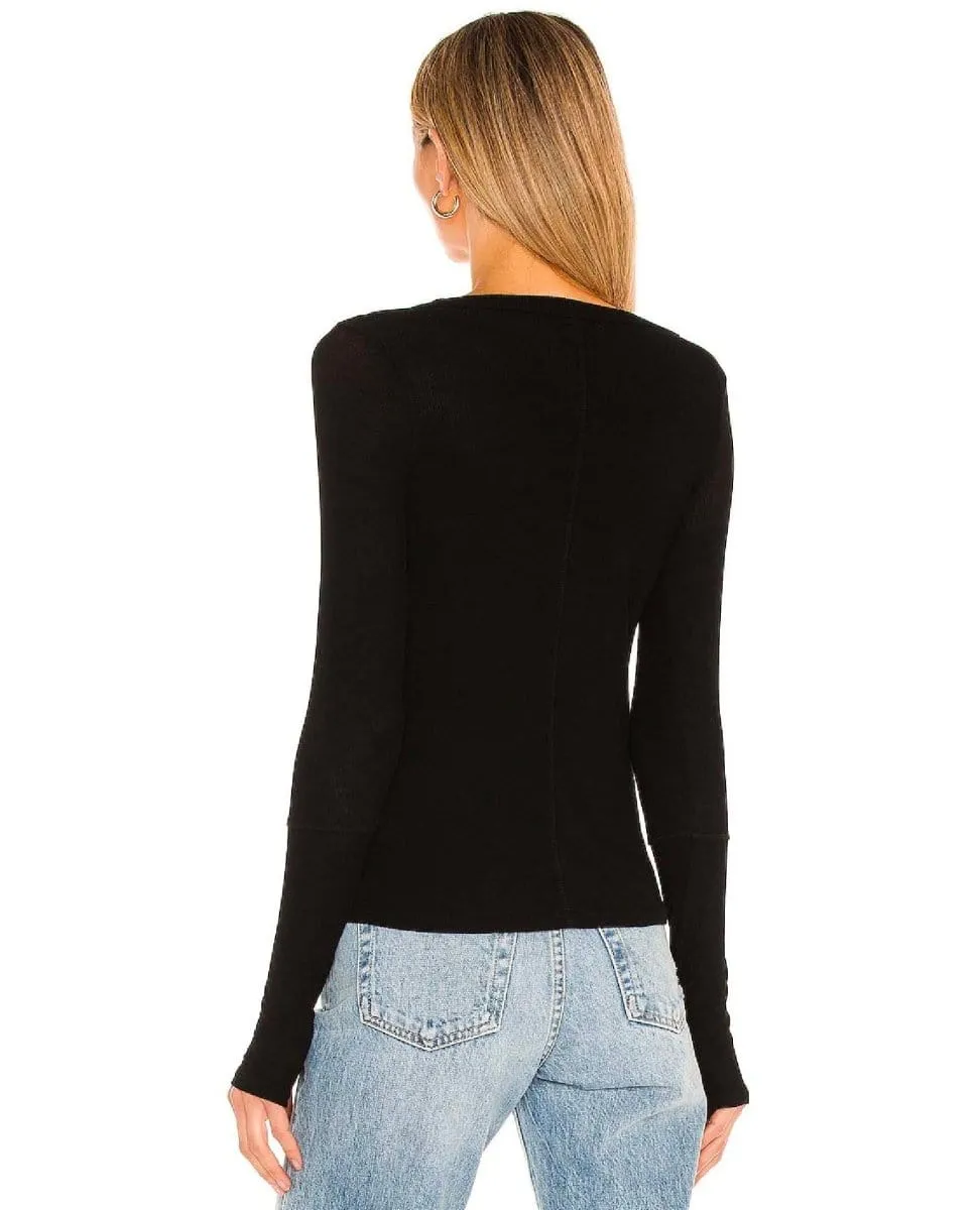 Everett LS Thumbhole Black