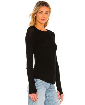 Everett LS Thumbhole Black
