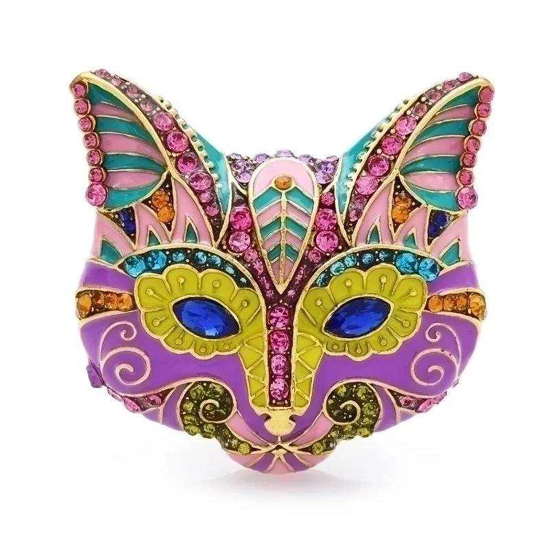 Exaggerated Pin Animal Alloy Plating Artificial Gemstones Unisex Brooches