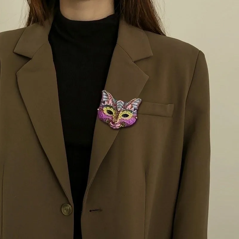 Exaggerated Pin Animal Alloy Plating Artificial Gemstones Unisex Brooches
