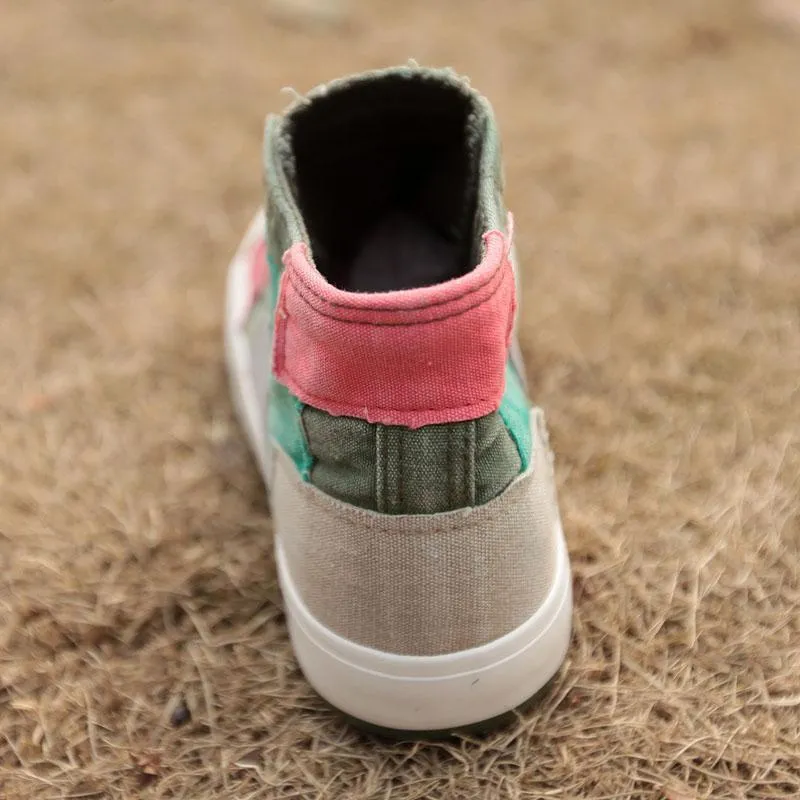 Fashion Patchwork Sneakers