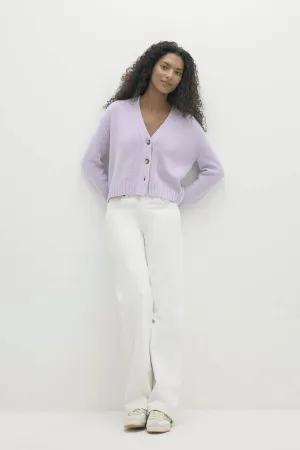 GENEVIEVE ORGANIC COTTON CASHMERE CARDIGAN