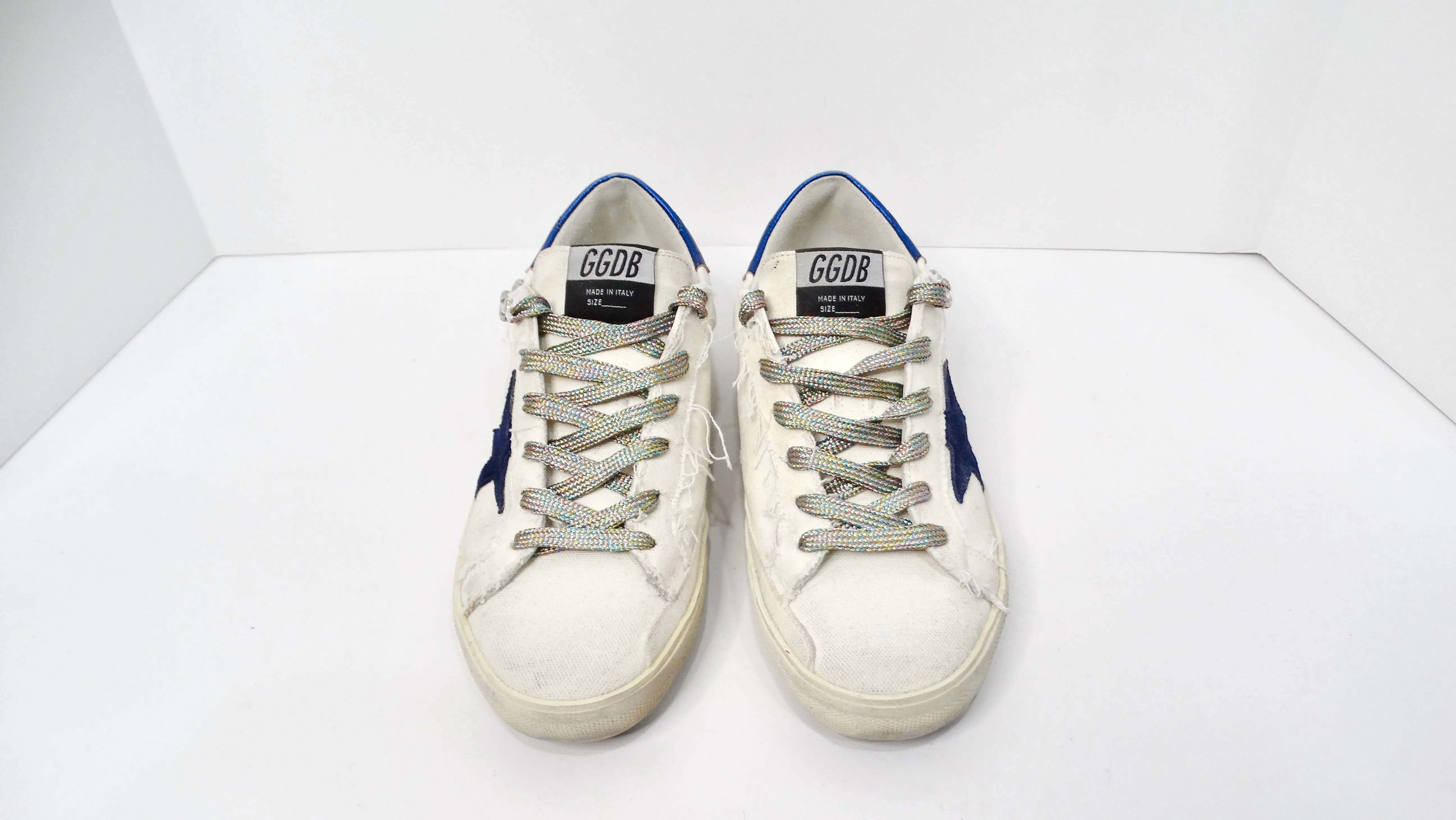 Golden Goose Swarovski Crystal Embellished Super-Star Sneakers