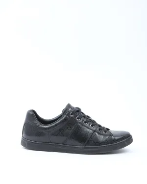 Gucci Black GG Coated Canvas Sneakers - 35
