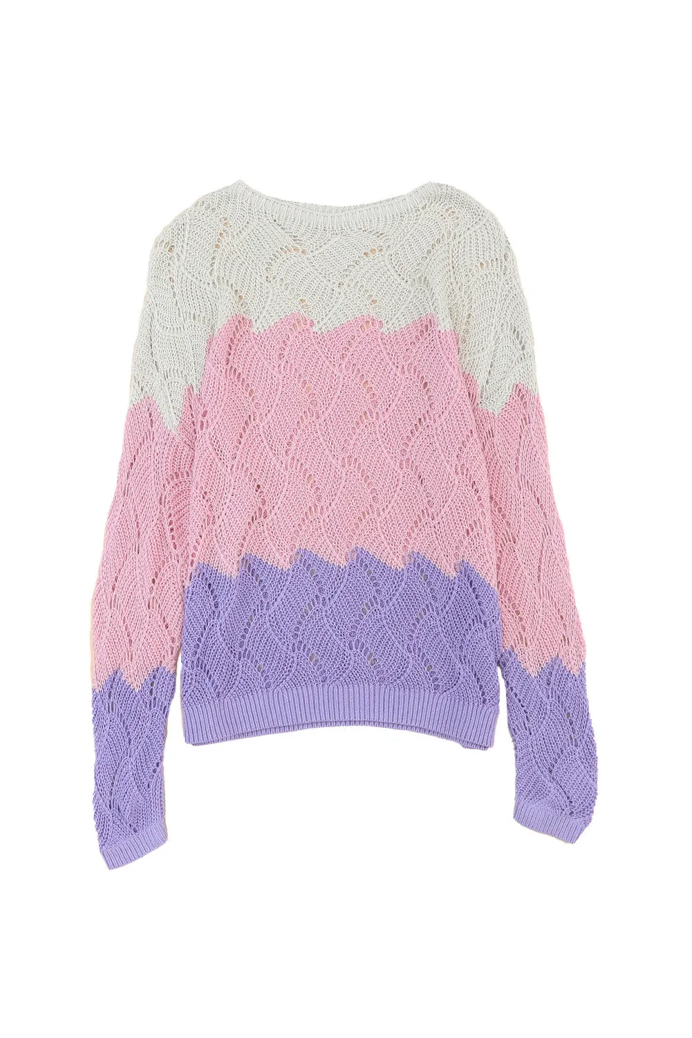 Hollow Knitted Loose Sweater