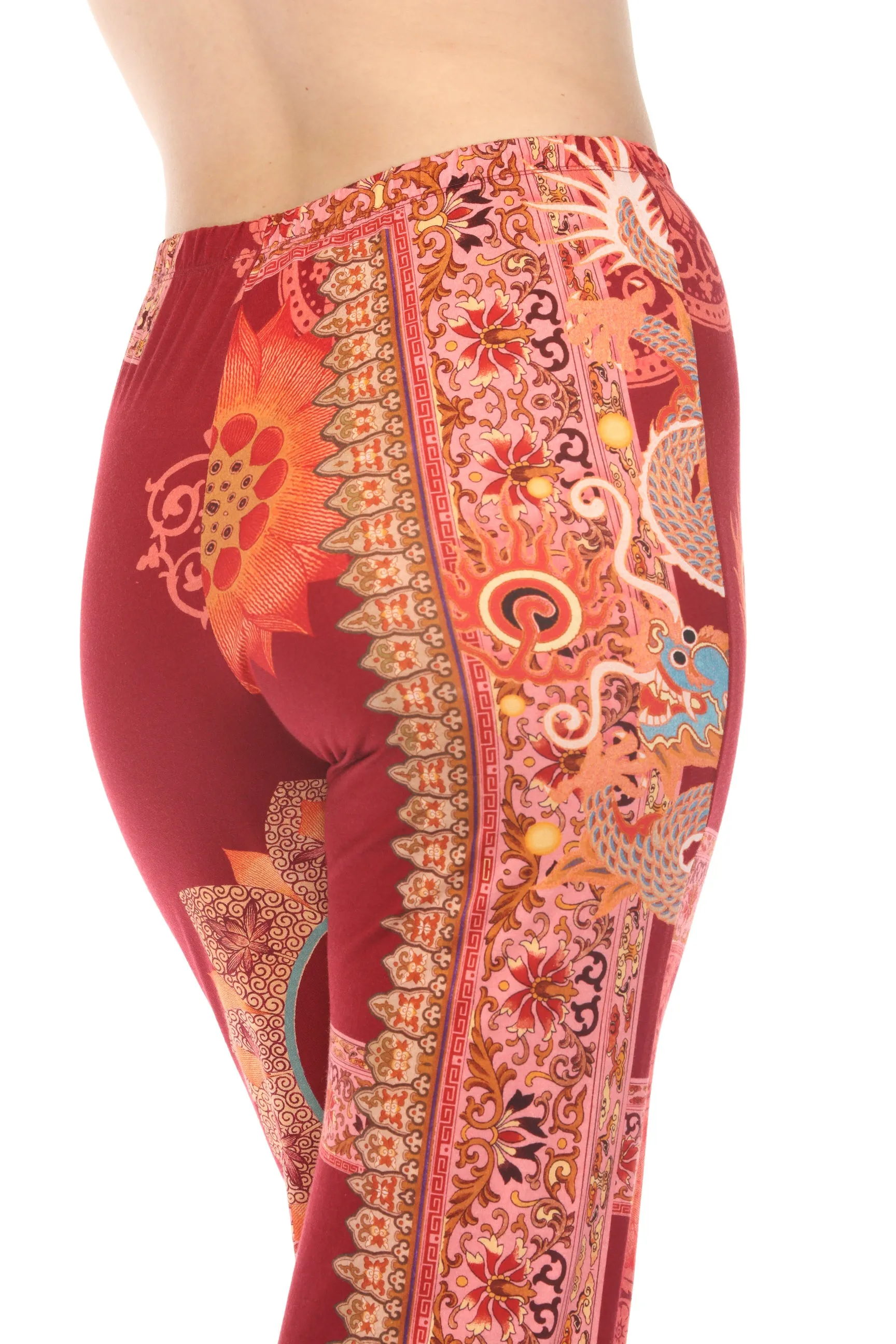 Johnny Was Dragonia Cropped Pajama Pants Boho Chic MS8221-D