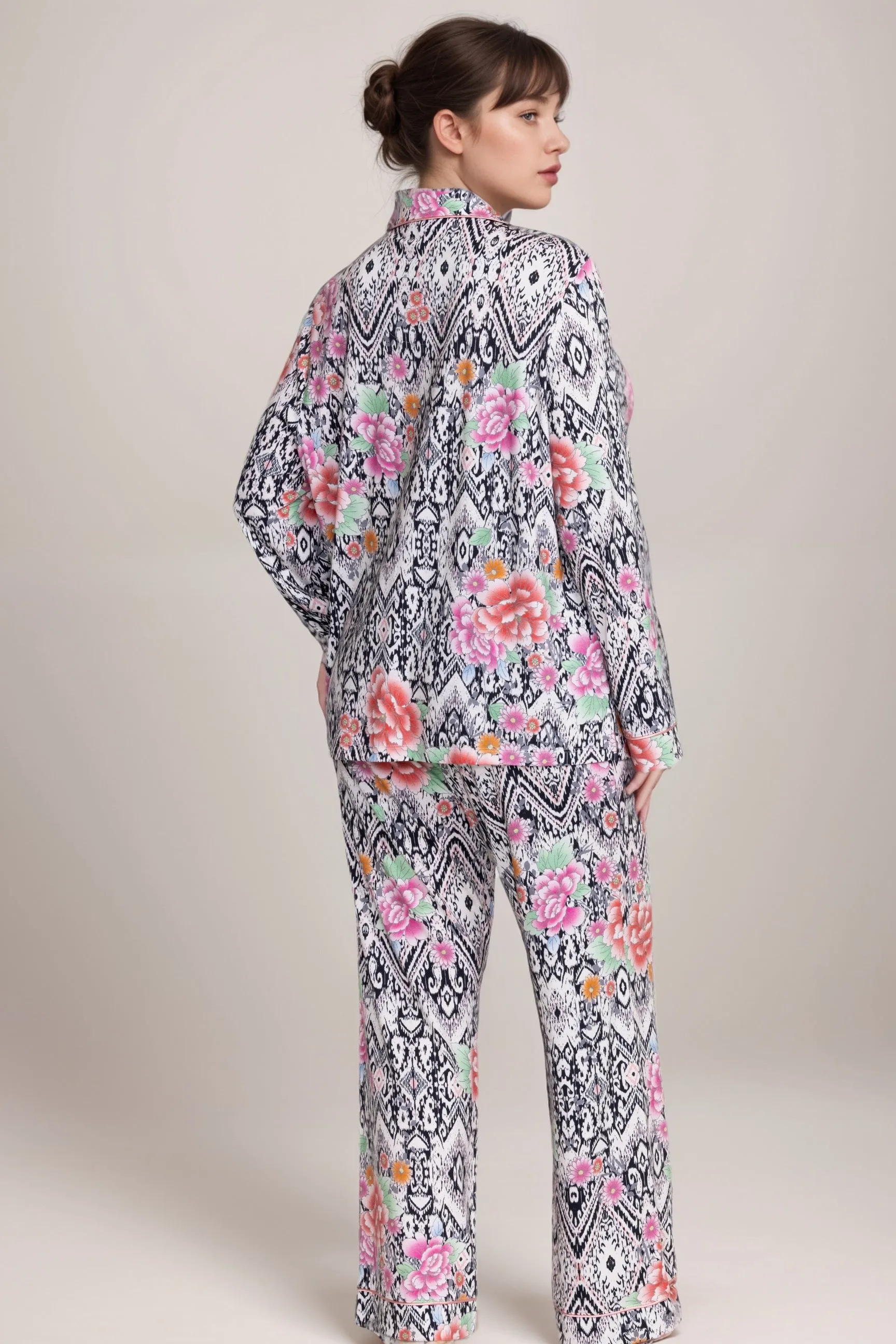 Johnny Was The Carly Long PJ Sleep Set MS8224-ZX Plus Size
