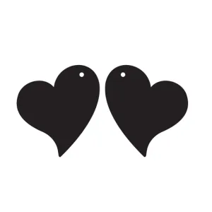 Juicy Hearts Duo - 4 Pair Set pick Two Colours