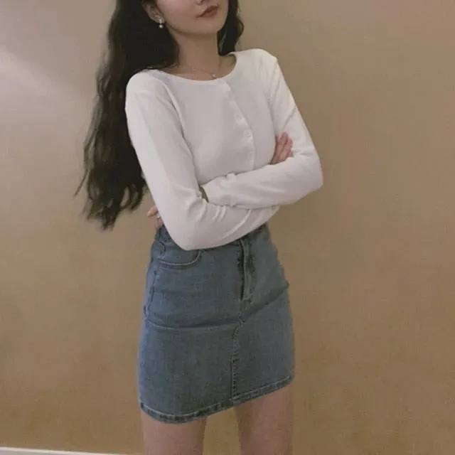 Knitted Crop Cardigan