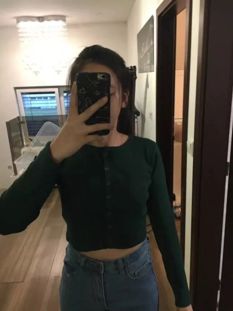 Knitted Crop Cardigan