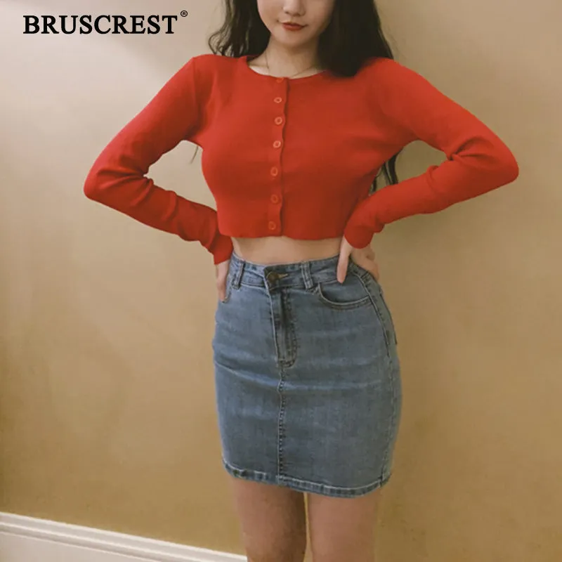 Knitted Crop Cardigan