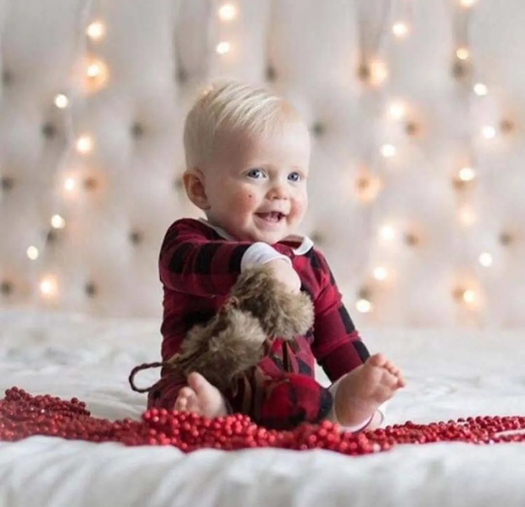 Lola & Taylor - Lola & Taylor - Country Moose Infant Romper