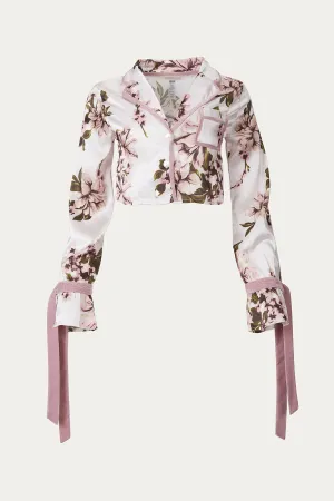LUNA CROPPED LOUNGE TOP