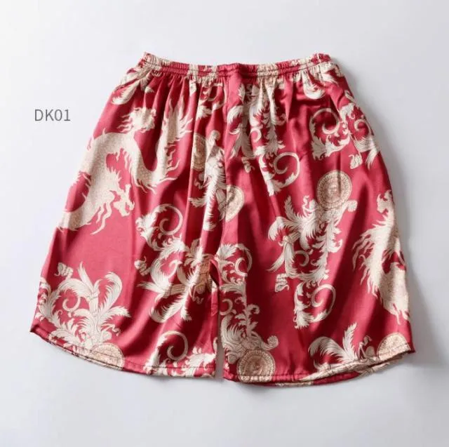 Luxury Designer women's Silk Kimono Robe Set 5XL Sleepwear Bathrobe Oversized Satin Nightgown 2PC Ladies Summer Home Clothing
