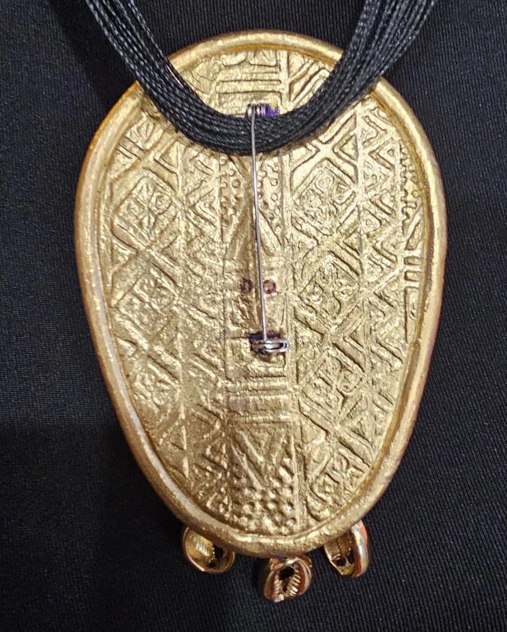 Maruvian Woman Series Necklace/Brooch (Gold Princess) by Dianne Hayes Quarles