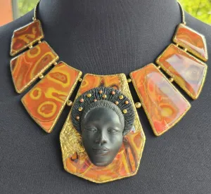 Maruvian Woman Series (Unapologetically Black) Necklace by Dianne Hayes Quarles